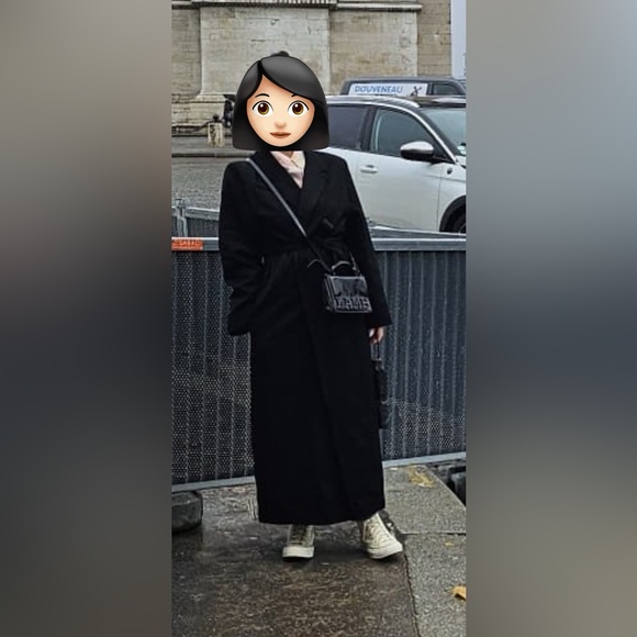 Vintage wool duster trench coat - Picture 6 of 6